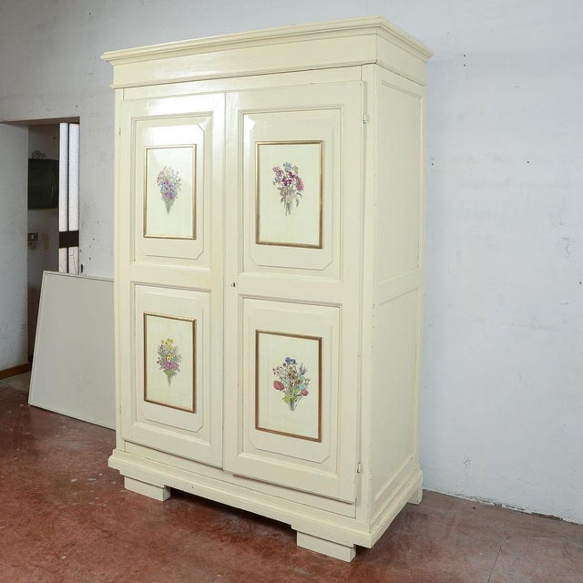 This majestic two‑door wardrobe, dating from the mid‑19th century, is a superb example of period cabinetry reinterpreted...