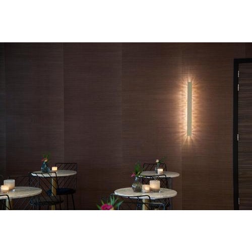 Contemporary Wall Line 50 Anodized Champagne Aluminum Wall Lamp by JSPR For Sale - Image 3 of 9
