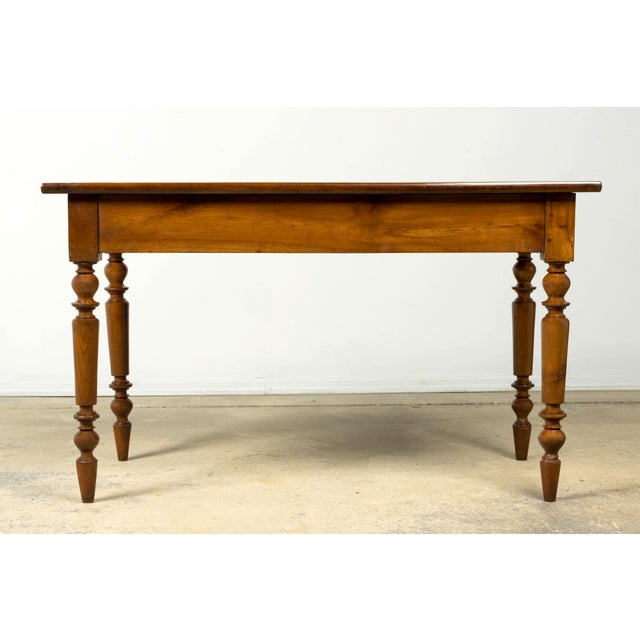 Mid-19th Century French Louis Philippe Walnut Writing Table For Sale - Image 18 of 18