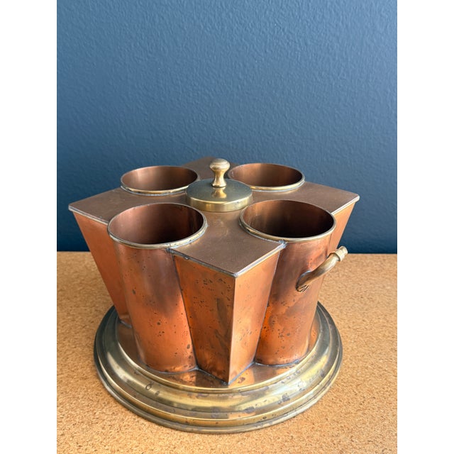 Mid-Century Modern 1970s Copper Wine Cooler For Sale - Image 3 of 12