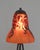 Metal French Art Deco Lamp by Schneider Le Verre Francais - 1925 Cameo Glass France For Sale - Image 7 of 9