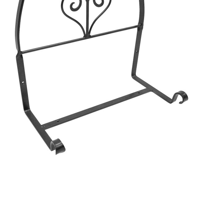 Decorative Wrought Iron Flower Box Bracket For Sale - Image 4 of 6