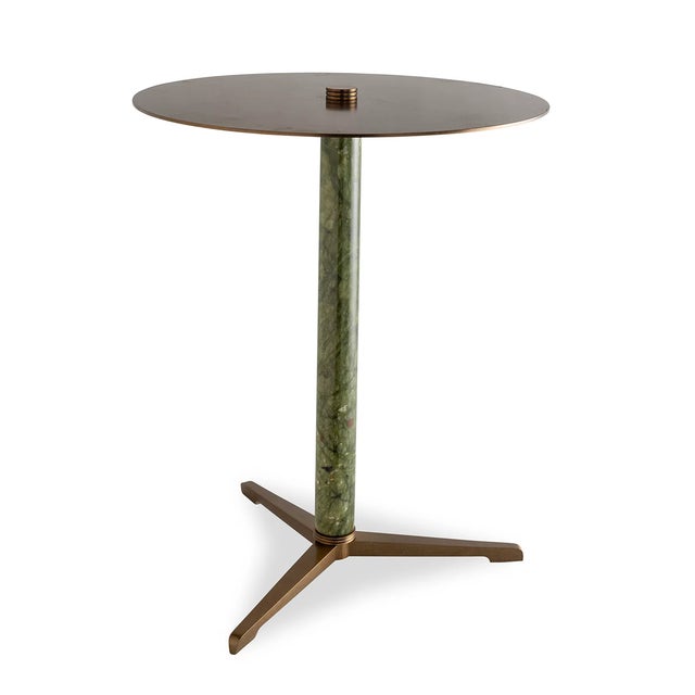 Jade Garden Green Drinks Table For Sale In Chicago - Image 6 of 6
