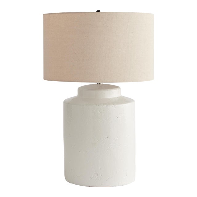 Monty Textured Ceramic Lamp For Sale