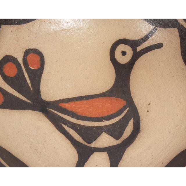 Ceramic Signed Santo Domingo Pottery Bowl by Hilda Coriz For Sale - Image 7 of 9