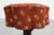 1920s Art Deco Stool with Curved Legs and Flower Form Seat with Upholstery, France, 1920s For Sale - Image 5 of 11