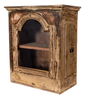 Antique Wood Vitrine