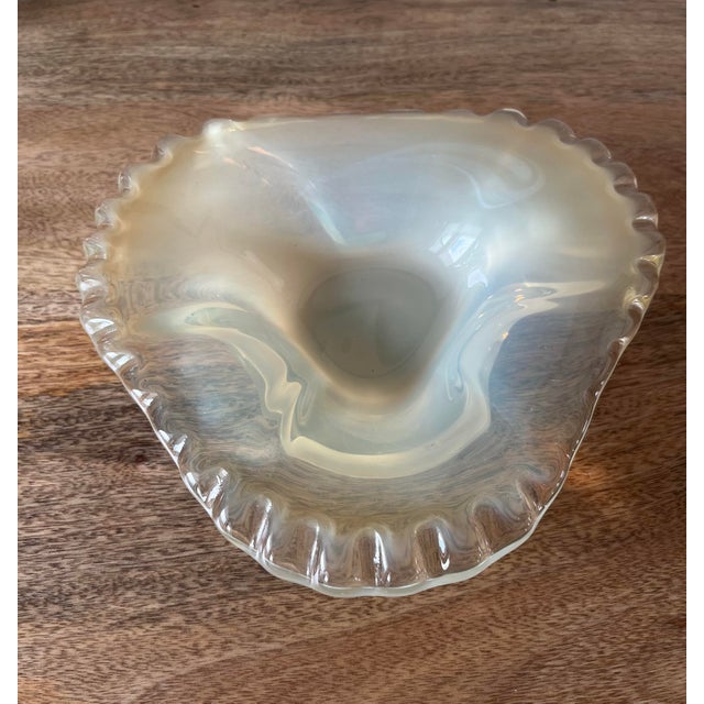 Italian 1960s Hand-Blown Italian Jelly Fish Bowl For Sale - Image 3 of 8