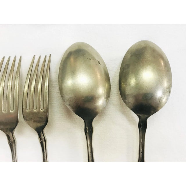 Early 1900's Cuevee Silver Cutlery- 9 Pieces For Sale In West Palm - Image 6 of 10