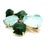 Italian Mid-Century Aquamarine & Green Tourmaline Floral Brooch in 14k Gold For Sale - Image 16 of 17