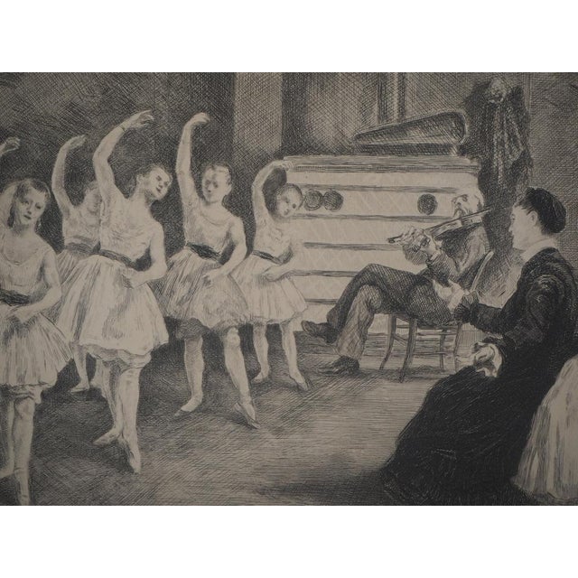 Paul Renouard, Young Ballerinas, 1893, Original Etching For Sale - Image 6 of 7