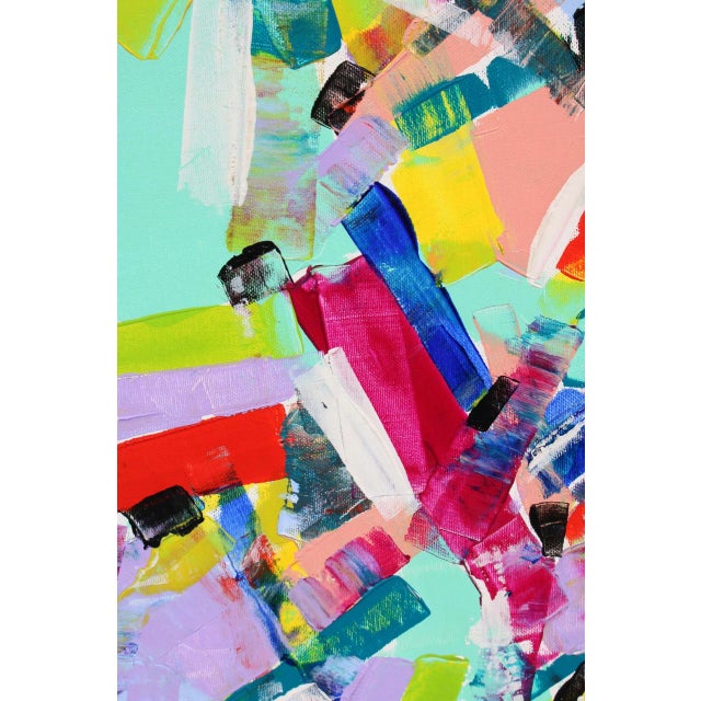 Abstract Composition, 1983, Acrylic on Canvas For Sale - Image 3 of 5