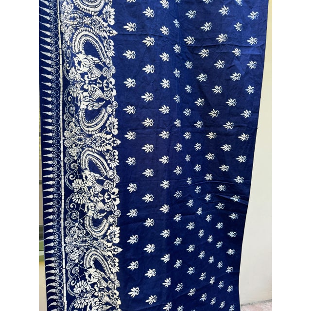 Contemporary Late 20th Century Indonesian Batik Textile Runner For Sale - Image 3 of 9