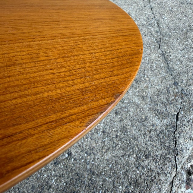 Bruno Mathsson Petite Side Table Swedish Modern Bentwood Leg For Sale In Cleveland - Image 6 of 12