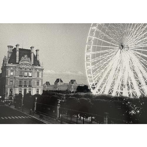 Michel Giniès, The Ferris Wheel at the Tuileries, Silver Print For Sale - Image 4 of 4