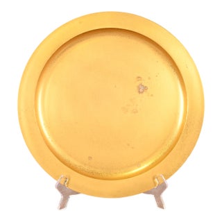 Tiffany Studios New York Bronze Doré Large Plate or Charger For Sale