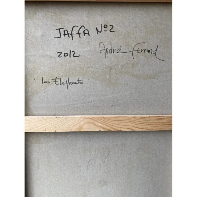 André Ferrand, Jaffa No. 2: Les Eléphants, 21st Century, Oil on Canvas For Sale - Image 4 of 6