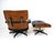 Brown Eames Rosewood Leather 670 Lounge Chair W/ Ottoman Herman Miller For Sale - Image 8 of 12