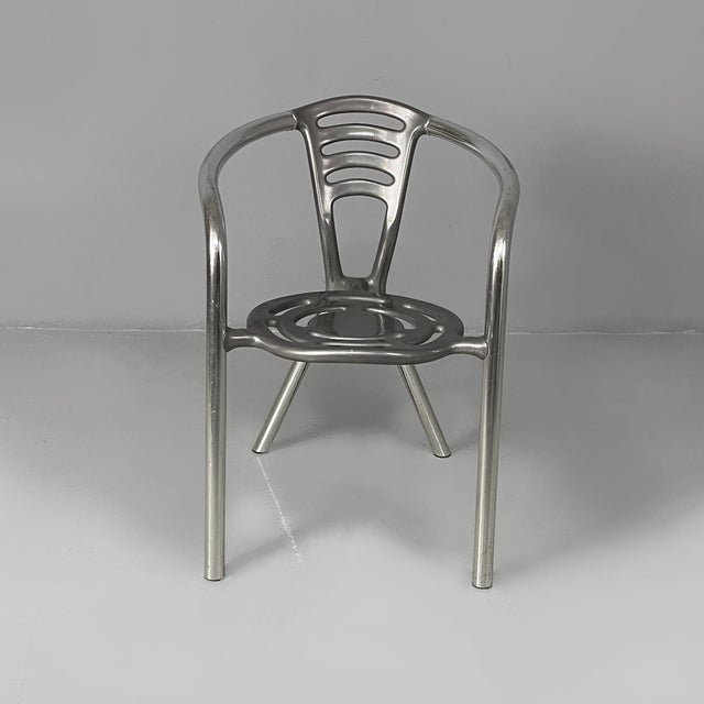 Italian modern Boulevard aluminium chairs by y Ferdinand Alexander Porsche for Ycami, 1990s Set of eight Boulevard chairs...