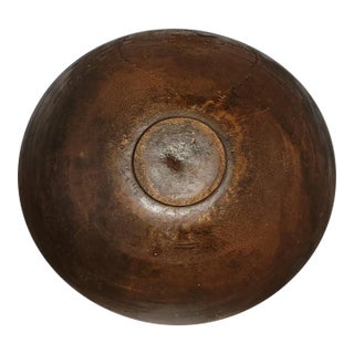 19th C Original Painted Bee Hive Butter Bowl For Sale