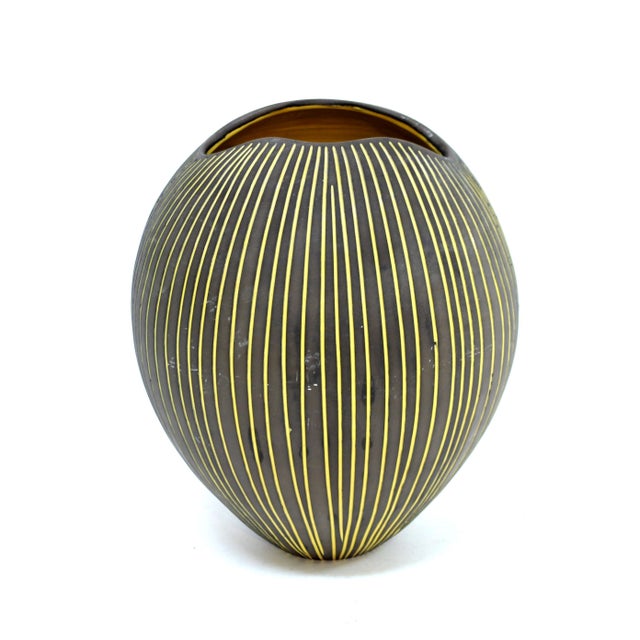 Ceramic Large Earthenware Kokos Vase by Hjördis Oldfors for Upsala Ekeby, 1950s For Sale - Image 7 of 7