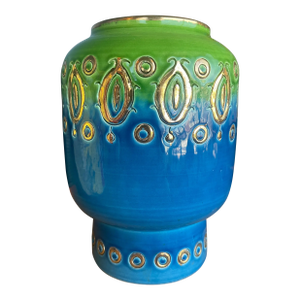 Vintage Bitossi Italy Rosenthal Netter Aldo Londi Ceramic Rimini Oro