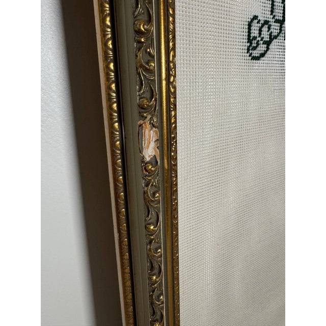 Mid 20th Century Vintage Monumental French Provincial Floral Textile Art, Multi-Color For Sale - Image 5 of 12