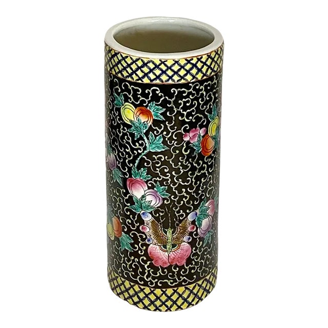 1970s Chinoiserie Umbrella Stand, Small, Cache Pot For Sale