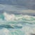 Tiffany Blue 'Big Surf, Point Lobos' by Edward Norton Ward, California Impressionism, Carmel Art Association, Taos For Sale - Image 8 of 9