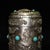 Vintage Tibetan Silver-Plated Tea Caddy With Turquoise Dragons For Sale - Image 9 of 9