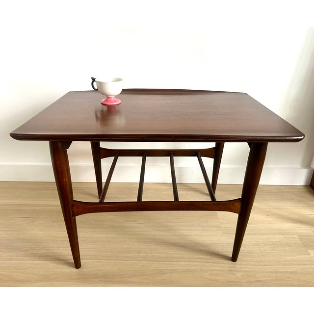 Mid-Century Modern 1960s Grete Jalk Walnut Coffee Table Glostrup Danish Mid Century Modern For Sale - Image 3 of 8