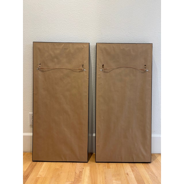 Large Original "Scribble" Black and White Paintings by Alic Daniel - A Pair For Sale - Image 11 of 11