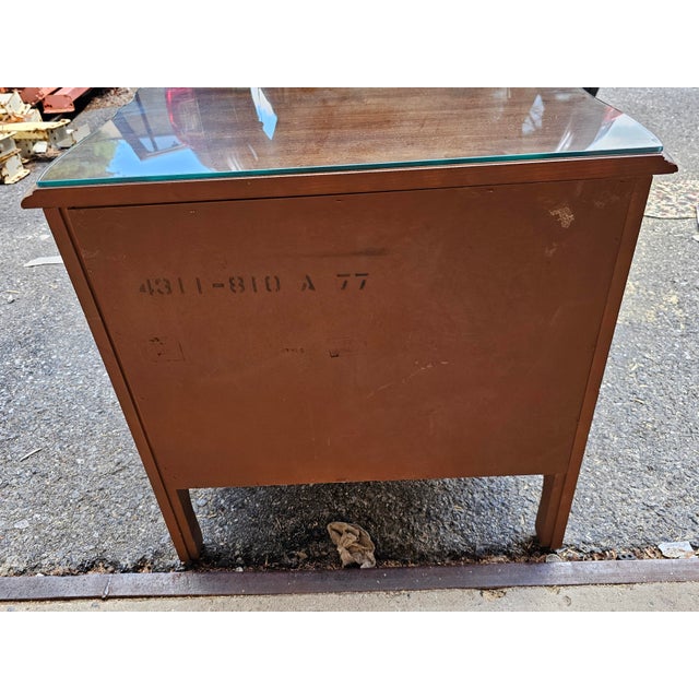 1960s Thomasville Provincial Style Fruitwood Bedside Chest For Sale - Image 11 of 11