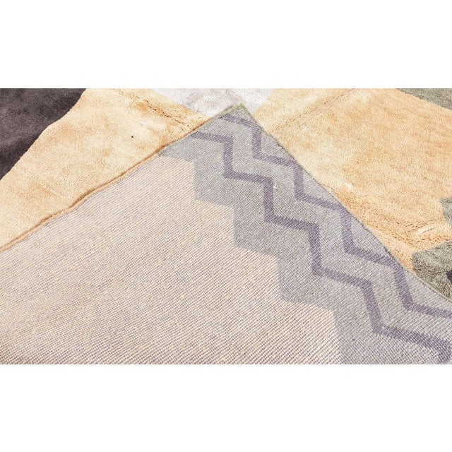 Textile Modern Inspired Art Deco Rug by Doris Leslie Blau For Sale - Image 7 of 7