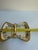 Antique 1880s Limoges France Cottage Bon Bon Basket With Handle, Hand-Painted Floral Design With Heavy Gold Trim For Sale - Image 11 of 17
