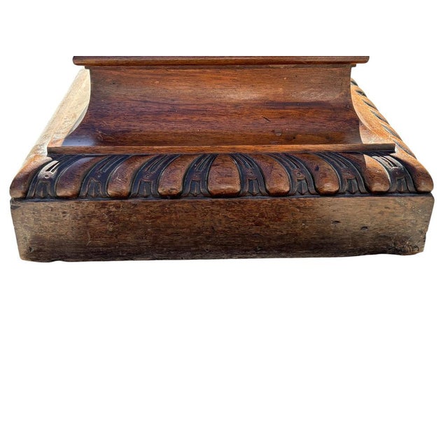 Carved Walnut Side Table, 1890s For Sale - Image 9 of 17