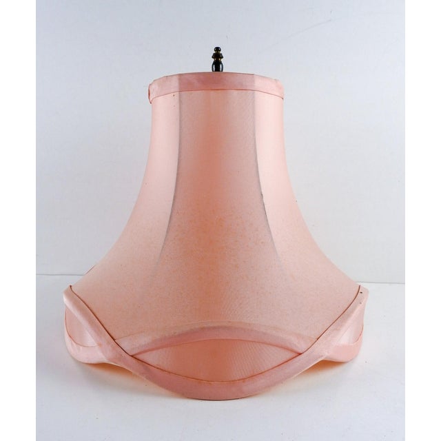 Vintage Pink Silk lampshade W/Finial Chairish
