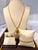 Gold 30.8 Gm 22 Karat Yellow Gold Earring , Bracelet & Chain + Pendant Bridal Suite For Sale - Image 8 of 8