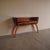 Sculptural Walnut Console Table, in Good conditions.