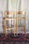 Mid-Century Modern Set of 2 Lowenstein Style Stools With Woven Rush Seats and Handles For Sale - Image 3 of 9