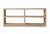 Rustic Matthew Izzo Home Low Profile Salvaged Elm Wood Succinct Shelving Unit For Sale - Image 3 of 6