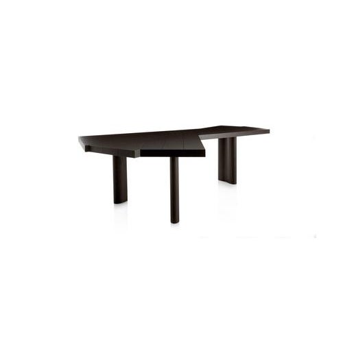Wood Stained Black Ventaglio Table by Charlotte Perriand for Cassina For Sale - Image 3 of 7