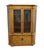 Neoclassical Century Furniture Italian Neoclassical Tuscan Style Burled Walnut 62" Lighted Display China Cabinet For Sale - Image 3 of 12