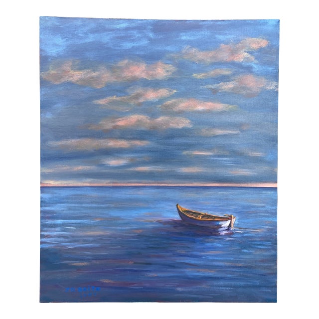 “Dusk” Oil on Canvas by Joao De Brito For Sale