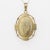 Gold Antique Victorian 14k Gold and Seed Pearl Pendant Locket for a Necklace For Sale - Image 8 of 16