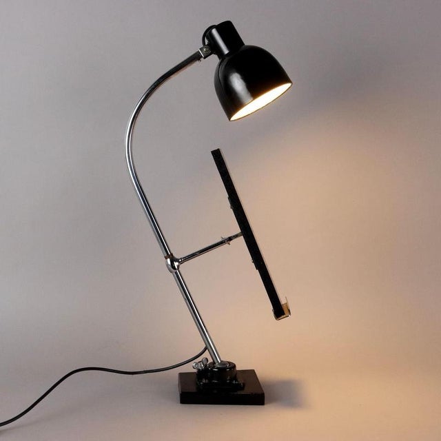 Vintage Table Lamp in Aluminium & Metal, Italy, 1960s For Sale - Image 3 of 8