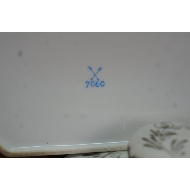 Antique Porcelain Ceramic Lidded Butter Dishes Casseroles Tureens 6" - Set of 5 For Sale - Image 17 of 18