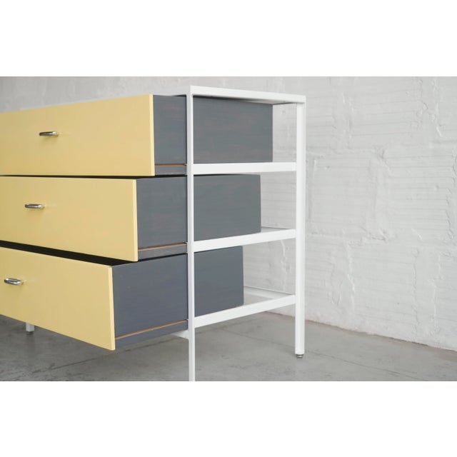 Mid-Century Modern 1950s George Nelson Steel Frame Series Three-Drawer Dresser For Sale - Image 3 of 5