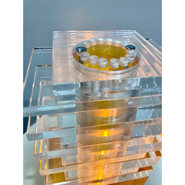 Metal Rare 1960's Newlamp "Light Sculpture" Table Lamp For Sale - Image 7 of 10