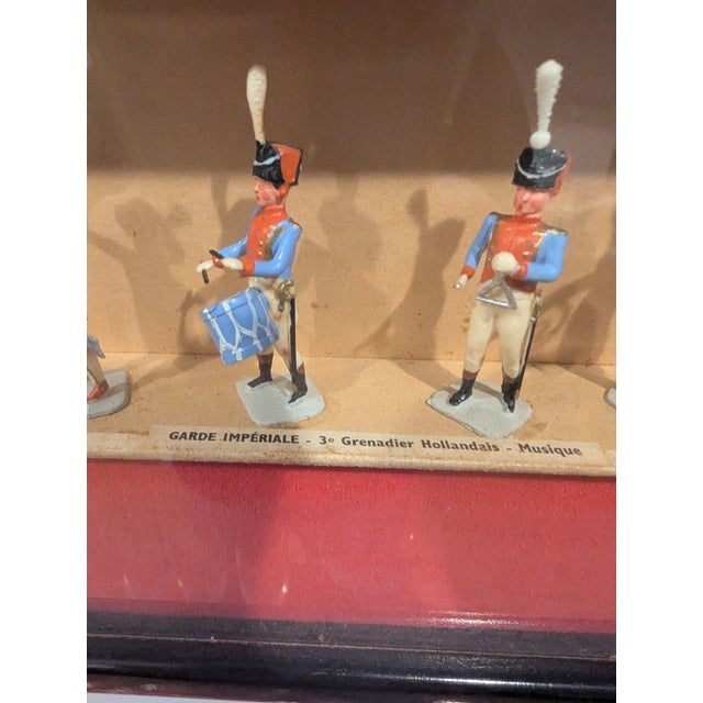 1960s "Chasseur a Cheval", Old Guard Band From Spain, 18 Tin Soldiers Marching Band Figurines For Sale - Image 9 of 10